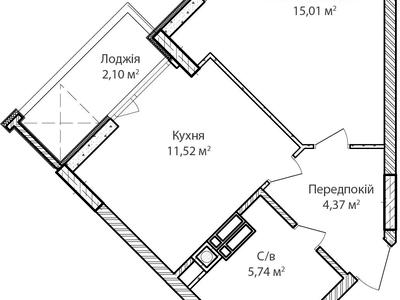 квартира по адресу Ольги Кобилянської ул. (Достоевского), 1-В/9