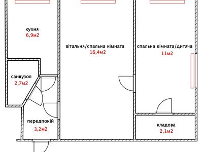 квартира по адресу Дегтяревская ул., 43/1