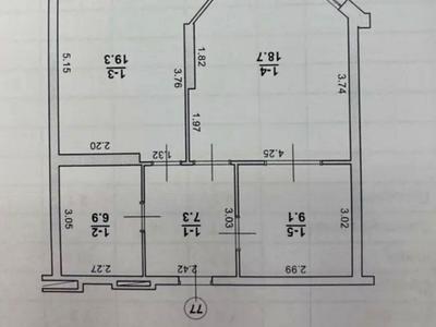 квартира по адресу Будівельників ул., 5/4