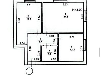 квартира по адресу Институтская ул., 21-А