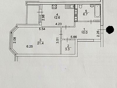 квартира по адресу Олены Пчилки ул., 6