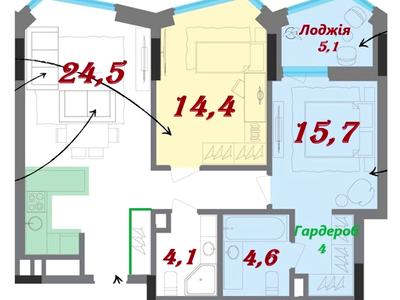 квартира за адресою Митрополита Василя Липківського вул. (Урицького), 38