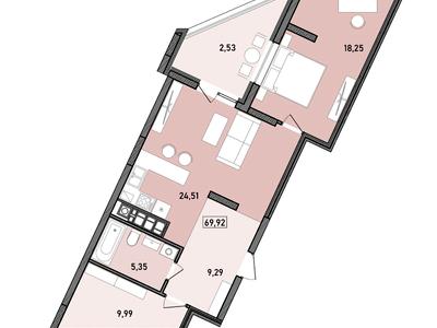 квартира по адресу Клепаровская ул., 15