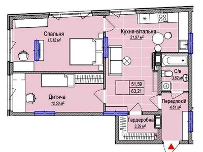 квартира за адресою Кам'янська вул. (Дніпродзержинська), 127