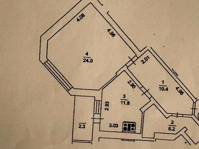 квартира по адресу Миколы Бажана просп., 12