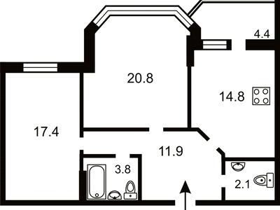 квартира за адресою Петра Григоренка просп., 28