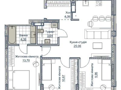 квартира по адресу Андреевская ул., 2-А