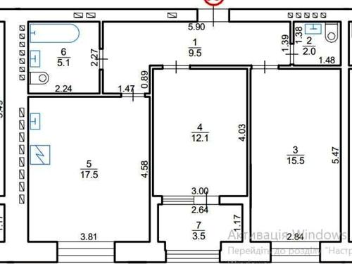 квартира по адресу Героїв Крут ул., 4