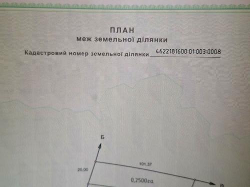 участок по адресу Полуботка