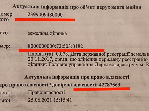 участок по адресу Смерековая ул., 40