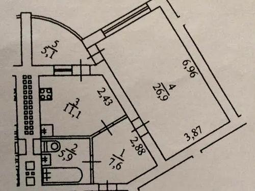 квартира по адресу Владимира Ивасюка просп. (Героїв Сталінграду), 8