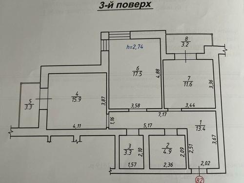 квартира по адресу Пилипа Орлика ул., 1-Б