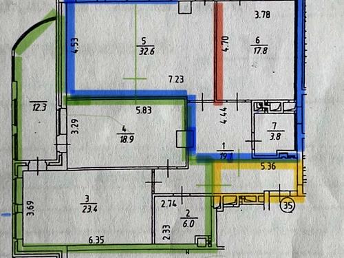 квартира по адресу Леси Украинки бульв., 7-А