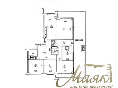 квартира за адресою Саперне Поле вул., 3
