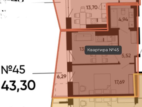 квартира по адресу Леннона ул., 2