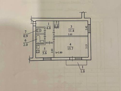 квартира по адресу Дмитрия Донцова ул. (Дмитра Донського), 6