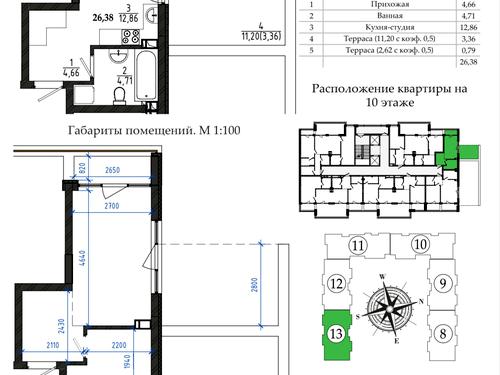 квартира за адресою Чехова вул., 1