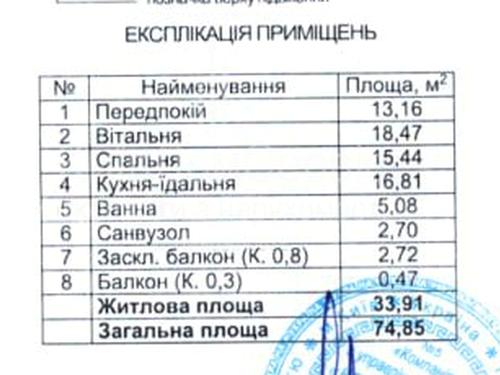 квартира за адресою Івана Виговського вул. (Маршала Гречка), 10 Б