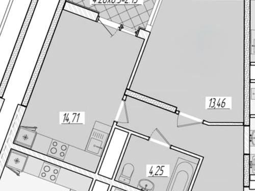 квартира за адресою Одеса, Краснова вул., 1-В