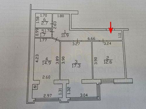 квартира по адресу Любечская ул., 106