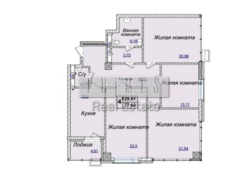 квартира за адресою Андрія Верхогляда вул. (Михайла Драгомирова), 17-В