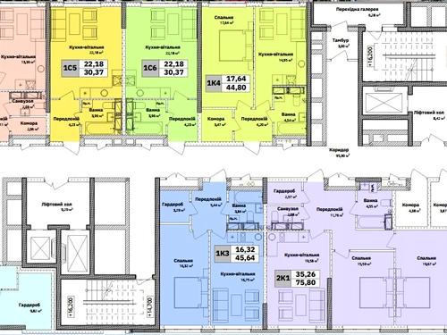 квартира за адресою Миколи Бажана просп., 17