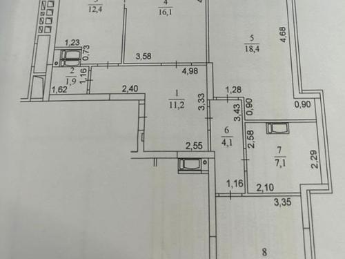 квартира по адресу Васильковская ул., 37-Г
