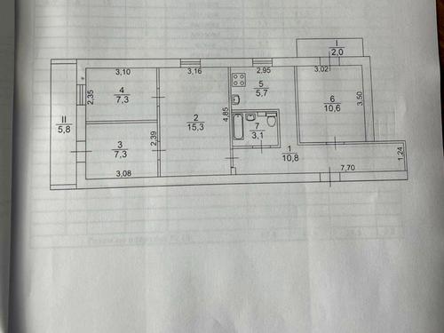 квартира по адресу Павла Тычины просп., 5-А