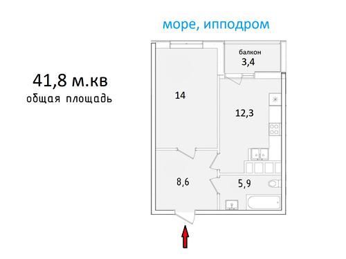 квартира за адресою Краснова вул., 3