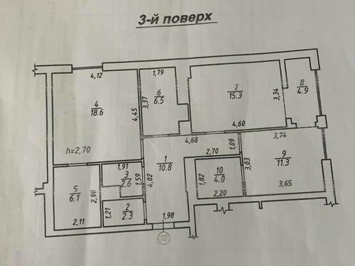 квартира за адресою Джорджа Вашингтона вул. (Батальна), 1