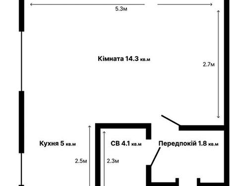 квартира за адресою Олекси Тихого вул. (Виборзька), 55/13