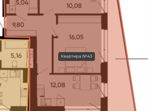 квартира по адресу Леннона ул., 3