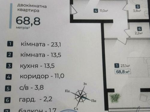 квартира по адресу Молодіжна, 148