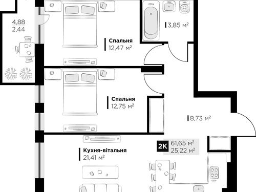 квартира по адресу Галицкая ул., 3