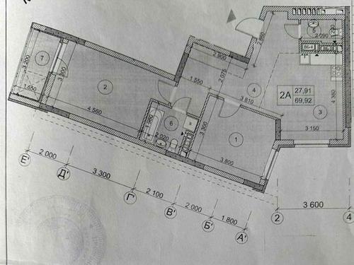 квартира по адресу Олеся Бердника ул., 1-Д