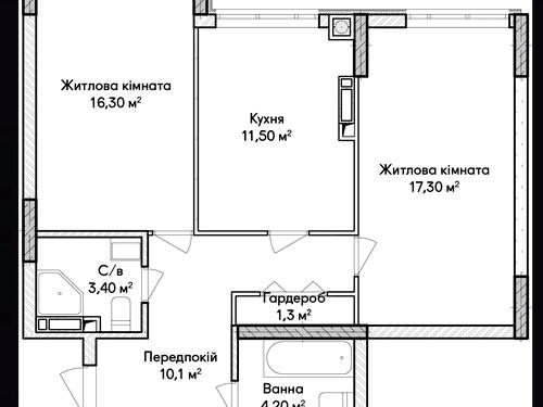 квартира за адресою Ольги Кобилянської вул. (Достоєвського), 14
