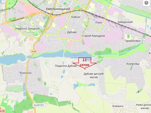 участок по адресу Хмельницкий, 1-й  Мрії проезд