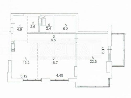 квартира за адресою Андрія Верхогляда вул. (Михайла Драгомирова), 1-20а