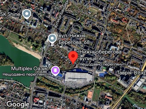 ділянка за адресою Нижня Берегова вул., 66
