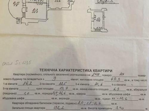 квартира за адресою Василя Жуковського вул. (), 5