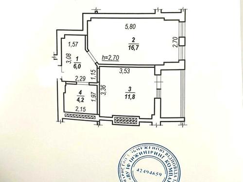 квартира по адресу Степана Бандеры ул., 1е