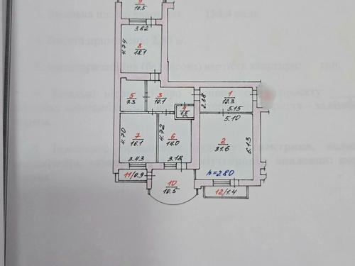 квартира по адресу Лазурная ул., 5 к11