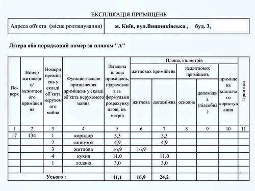 квартира по адресу Вишняковская ул., 3